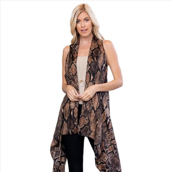 DIVAS LiMiTED Accessories - Snake Print Vests (Rock Bottom Pricing)